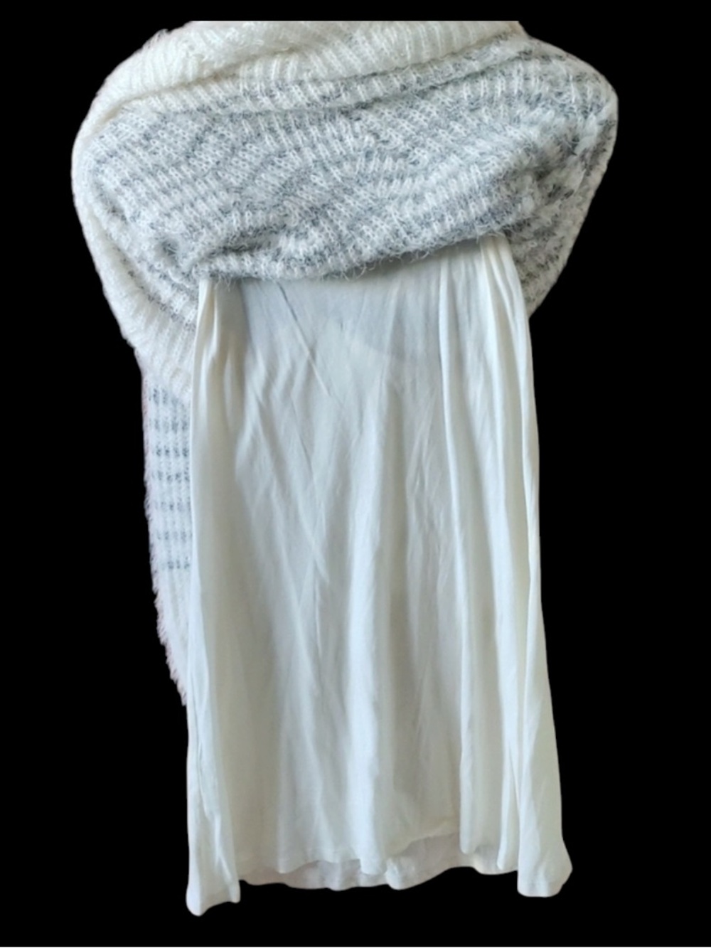 Anthropologie Sleeping On Snow I Shelby Eyelash Wool Alpaca Mix Sweater Dress - Picture 7 of 11